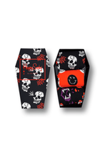 Load image into Gallery viewer, Men's Socks Halloween Coffin Box Gift Pack - Set Of 3