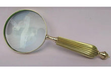 Load image into Gallery viewer, Vintage Gold Magnifying Glass