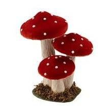 Load image into Gallery viewer, Red Mushroom Cluster Table Decor