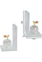 Load image into Gallery viewer, Crystal Apple Bookends