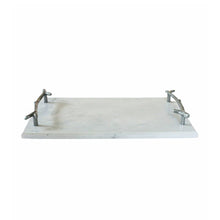Load image into Gallery viewer, White Marble Serving Tray
