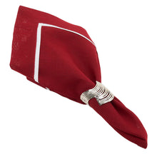 Load image into Gallery viewer, Classic Red Pleated Napkins - Set of 4
