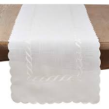 Braided "Abigail" Embroidery Table Runner