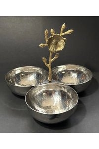 3-Section Bowl with Floral