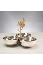 Load image into Gallery viewer, 3-Section Bowl with Floral
