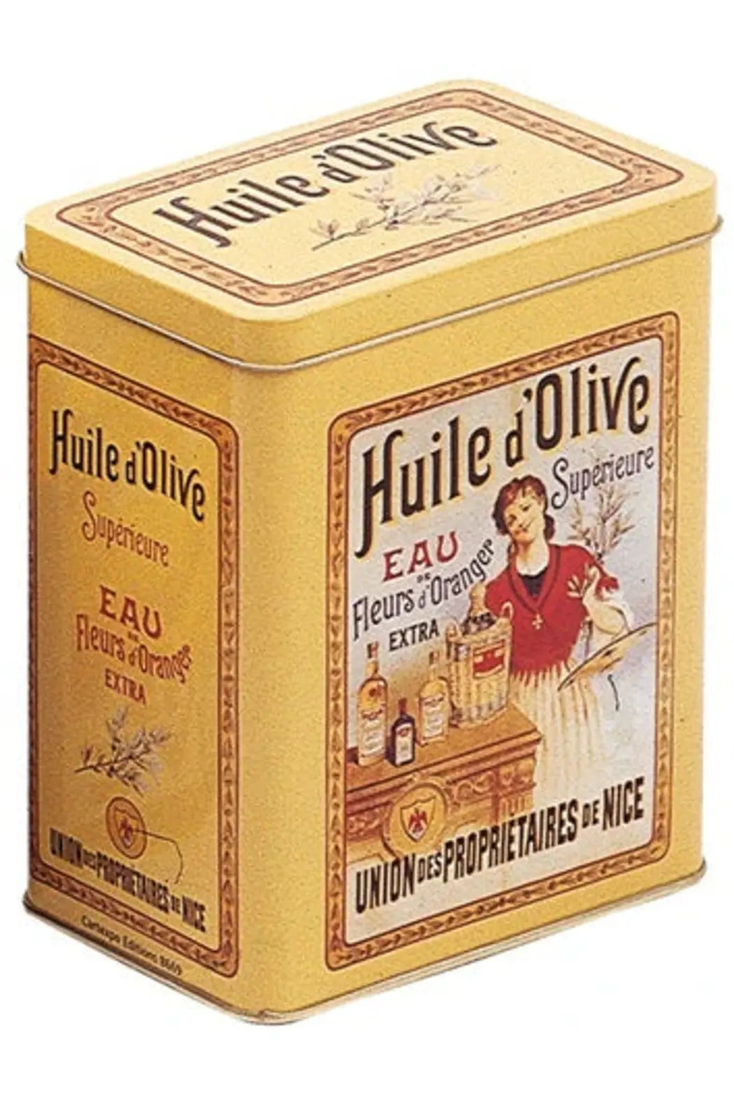 French Vintage Print Canister