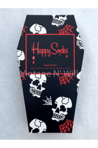 Men's Socks Halloween Coffin Box Gift Pack - Set Of 3
