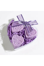 Load image into Gallery viewer, Lavender Soap Heart Shaped Gift Set
