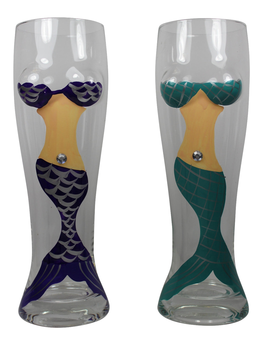 Mermaid Beer Glasses