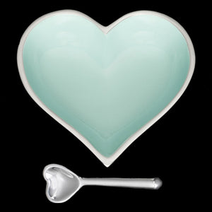 Robin Egg Heart With Spoon
