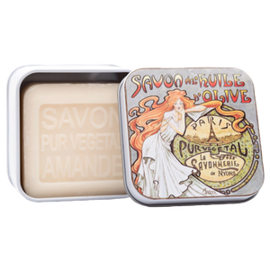 Soap-In-A-Tin Box "Almond"