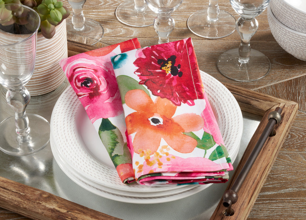 Santa Monica Floral Napkin Set of 4