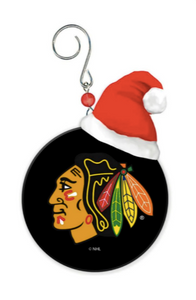 Blackhawks Puck Ornament