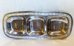 Three Section Pearl Tray