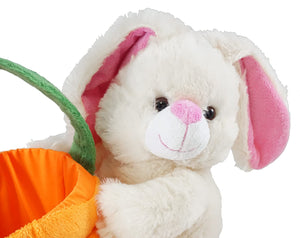 Bunny & Carrot Plush Basket