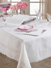 Load image into Gallery viewer, Braided &quot;Abigail&quot; Embroidery Table Runner
