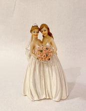 Load image into Gallery viewer, Bride &amp; Bride Cake Topper
