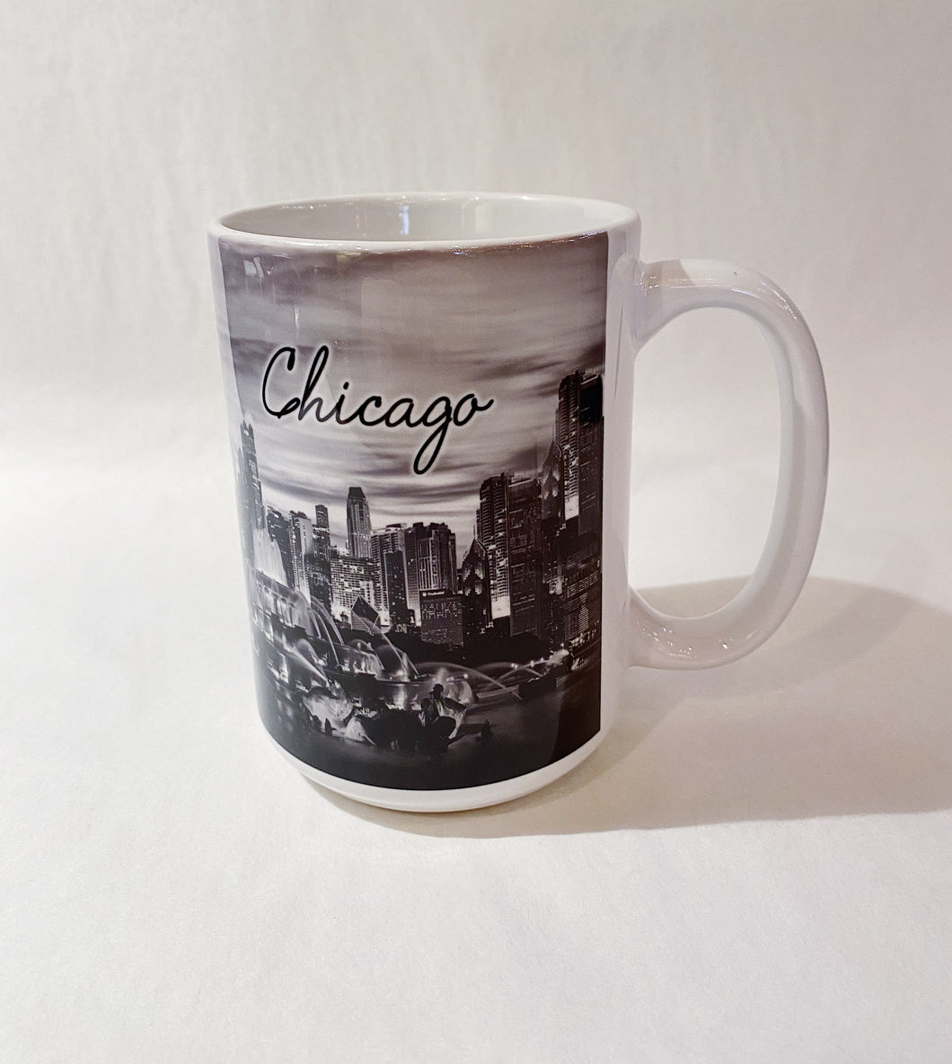 Black & White Chicago Mug