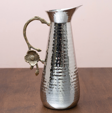 Load image into Gallery viewer, Flower Hammered Pitcher
