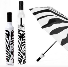 Load image into Gallery viewer, Zebra Print Bottle Umbrella
