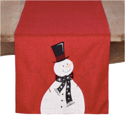 Red Snowman Runner