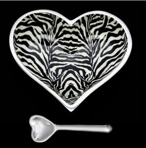 Zebra Heart With Spoon