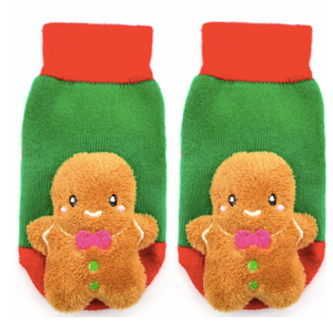 Gingerbread Rattle Socks