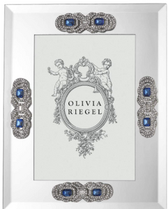 Olivia Riegel Sapphire Deco Frame