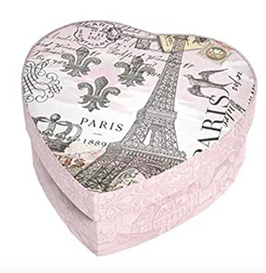 Paris Hearts Flower Gift Set