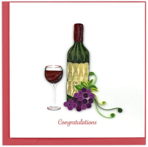 Wine “Congratulations” Card