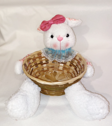 Pink Snazzy Bunny Basket