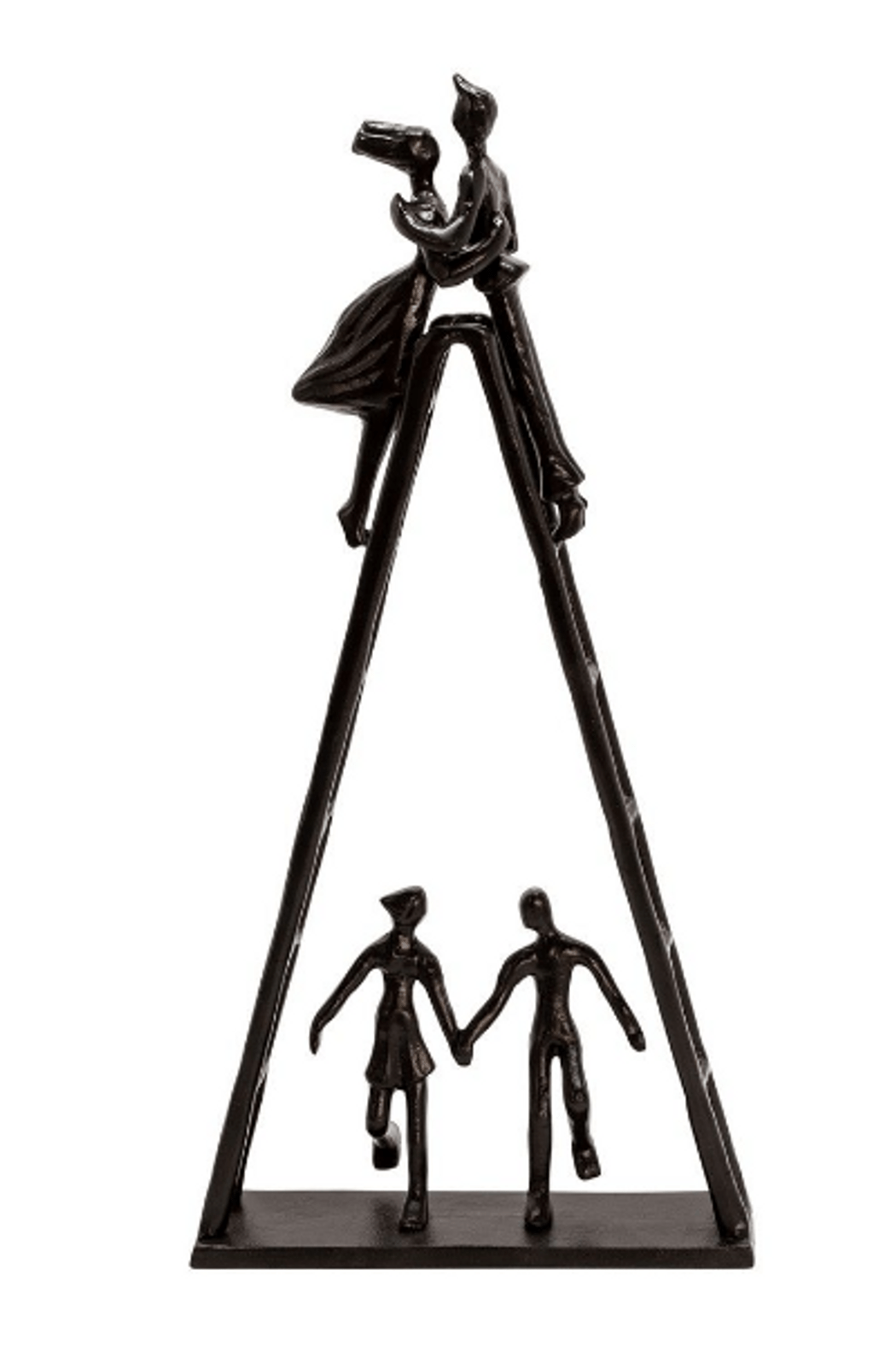 Family on Ladder