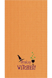 "Drink Up Witches!" Halloween Kitchen Towel