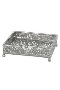 Olivia Riegel Silver Windsor Cocktail Napkin Holder