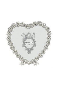Olivia Riegel Silver Contessa Heart Frame