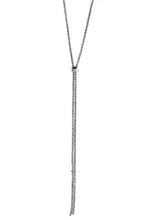 Load image into Gallery viewer, Rhinestone Slide Necklace - Silver
